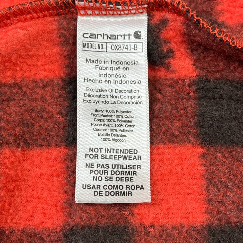 Carhartt Baby 18M Romper Lot Buffalo Plaid + Gray - Picture 7 of 14